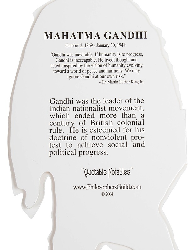 PHILOSOPHERS Gandhi taittokortti - Askartelu - 10105579157 - 1