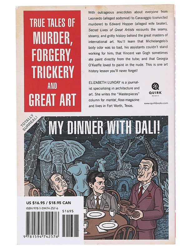 Secret lives of great artists - Elizabeth Lunday - Kaunokirjallisuus - 10105579214 - 1