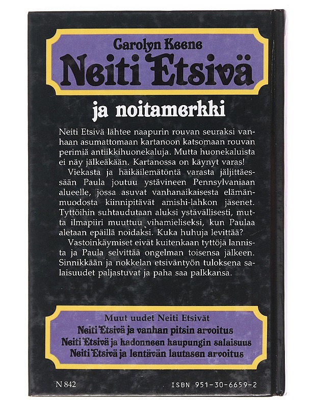 Neiti Etsivä ja noitamerkki - Keene - Nuorten kirjat - 10105579224 - 1