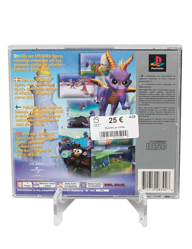 PlayStation Year of the Dragon -peli - Konsolit ja konsolipelit - 10105579226 - 1