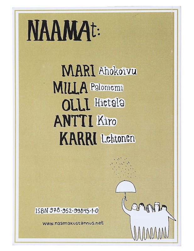 Naamakirja - Ahokoivu, Mari - Sarjakuvat - 10105579225 - 1
