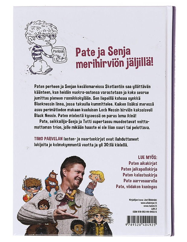 Pate ja Blacknessin hirviö - Parvela, Timo - Lastenkirjat - 10105579253 - 0