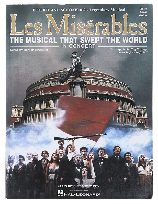 Les misérables the musical that swept the world : in concert - Schönberg, Claude-Michel - Musiikki- ja elokuvakirjat - 10105579252 - 0