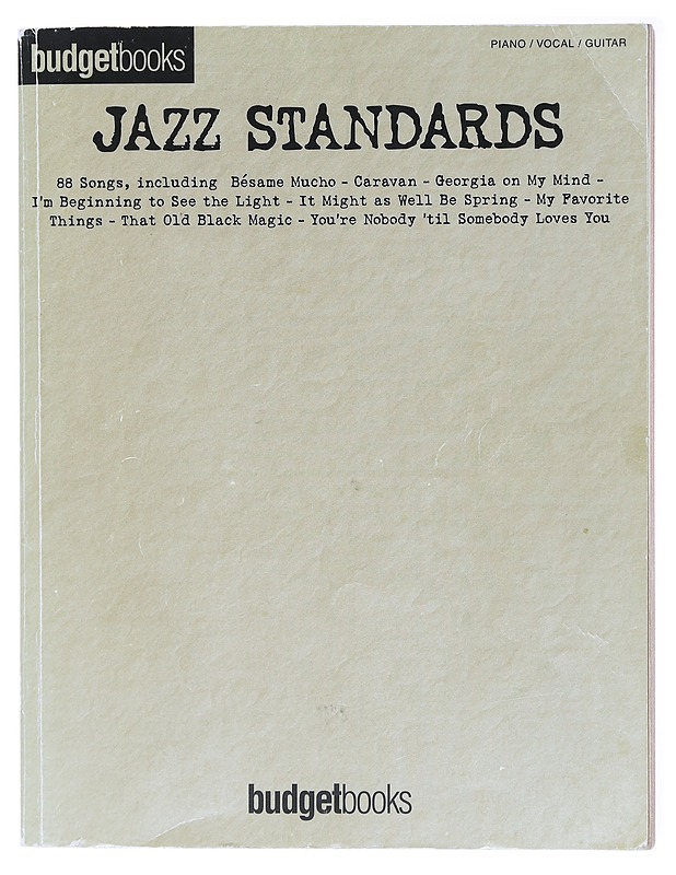 Jazz standards : 88 songs - Musiikki- ja elokuvakirjat - 10105579264 - 0