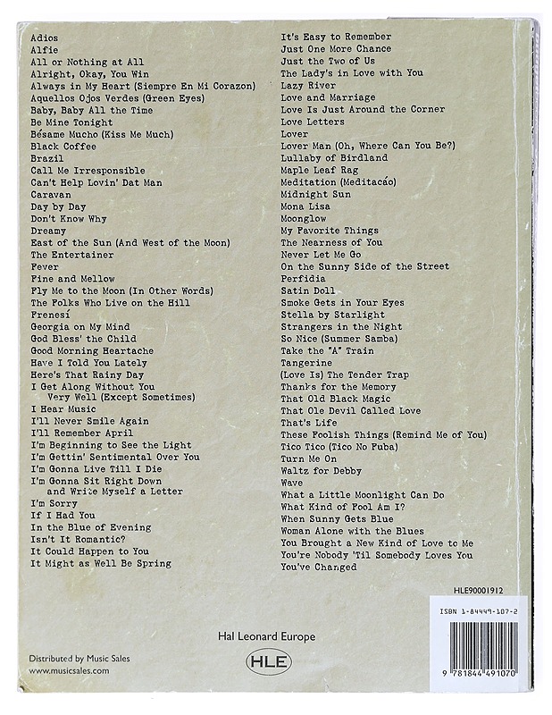 Jazz standards : 88 songs - Musiikki- ja elokuvakirjat - 10105579264 - 1