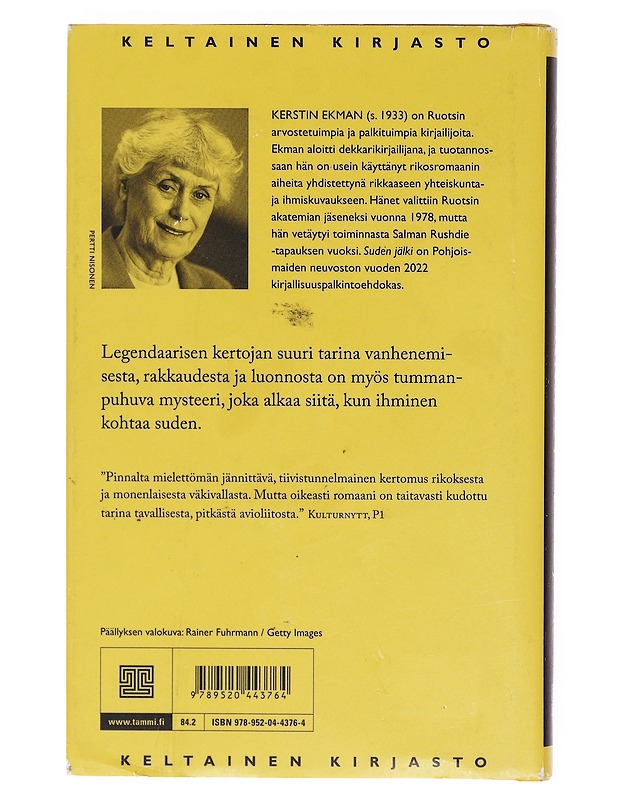 Suden jälki / kertomus - Ekman, Kerstin - Romaanit ja novellit - 10105579268 - 1