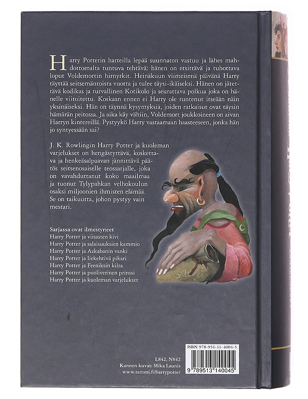 Harry Potter ja kuoleman varjelukset - Rowling, J. K. - Lastenkirjat - 10105579271 - 1