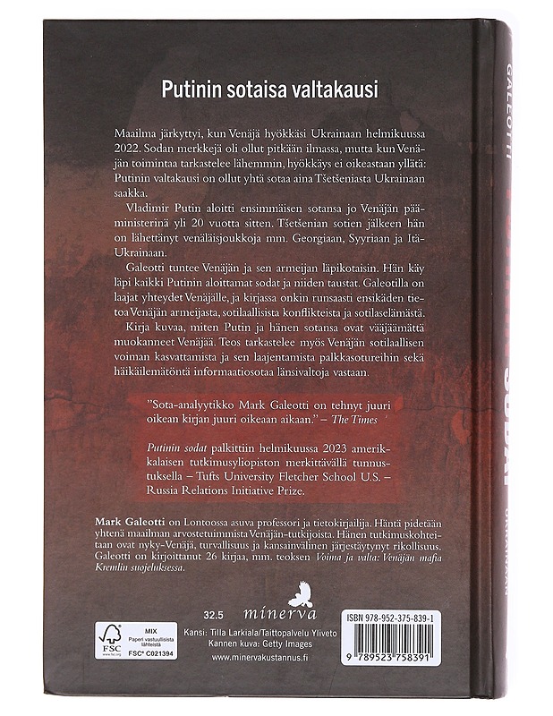 Putinin sodat / Tsetseniasta Ukrainaan - Galeotti, Mark - Historiakirjat - 10105579275 - 1