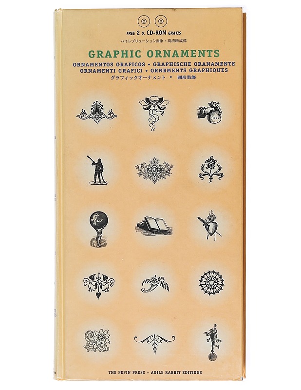 Graphic ornaments = Ornamentos graficos = Graphische Ornamente = Ornamenti grafici = Ornements graphiques - Romaanit ja novellit - 10105579279 - 0
