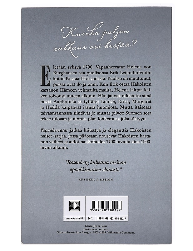 Vapaaherratar - R.M. Rosenberg - Romaanit ja novellit - 10105579299 - 1
