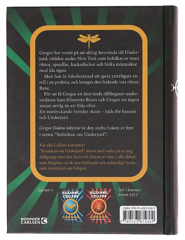 Gregor / dödens labyrint - Collins, Suzanne - Fantasia- ja scifi - 10105579309 - 0