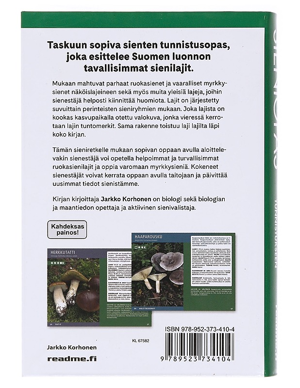 Sieniopas / taskukirja sienten tunnistukseen - Korhonen, Jarkko - Tietokirjat ja oppaat - 10105579340 - 1