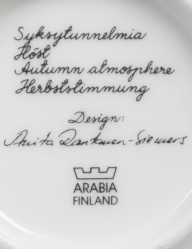 ARABIA Syksytunnelmia seinälautanen - Designsuosikit - 10105579376 - 2