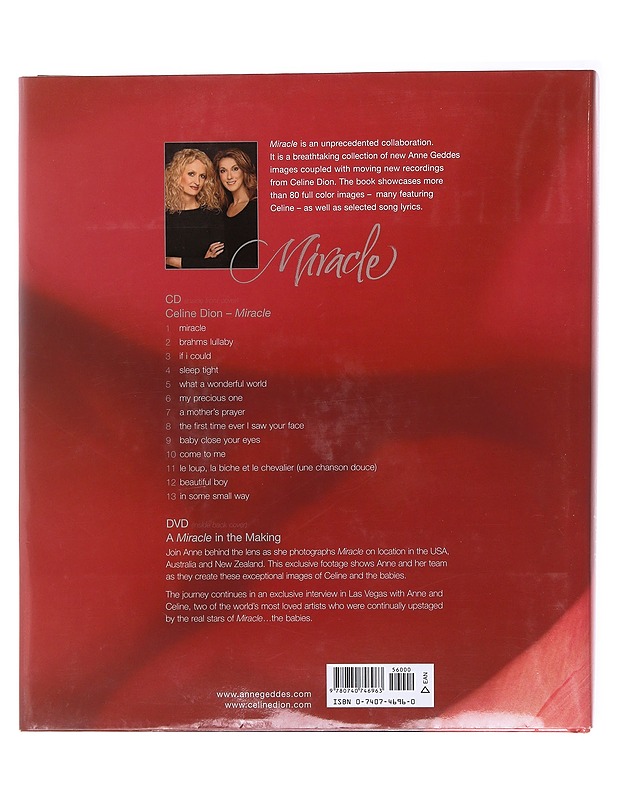 Miracle: a celebration of new life - Anne Geddes, Celine Dion - Taide- ja kulttuurikirjat - 10105579379 - 1