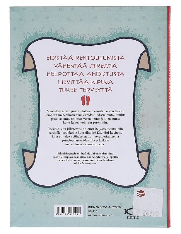 Paina tästä! : vyöhyketerapiaa aloittelijoille : jalan vyöhyketerapia : menetelmä hyvinvoinnin edistämiseksi - Sabounchian, Stefanie - Tietokirjat ja oppaat - 10105579382 - 1
