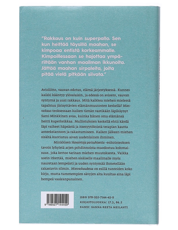 Miesraskaus - Sami Minkkinen - Elämäkerrat ja muistelmat - 10105579405 - 1