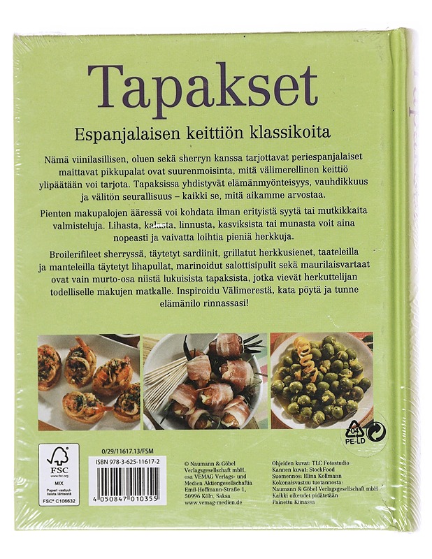 Tapakset: Espanjalaisen keittiön klassikoita - Ruokakirjat - 10105579414 - 1