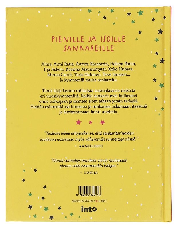 Sankaritarinoita tytöille (ja kaikille muille) - Anttonen, Taru - Lastenkirjat - 10105579448 - 1