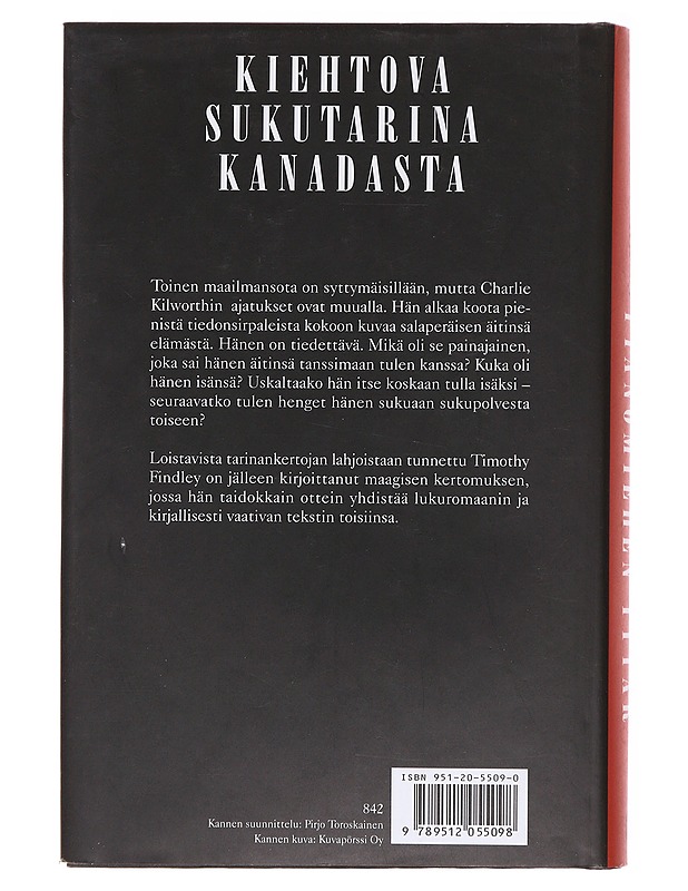 Pianomiehen tytär - Findley, Timothy - Romaanit ja novellit - 10105579466 - 1