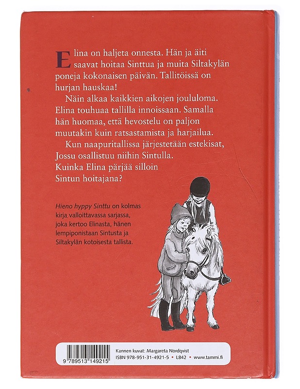 Hieno hyppy, Sinttu - Hallberg, Lin - Lastenkirjat - 10105579496 - 1