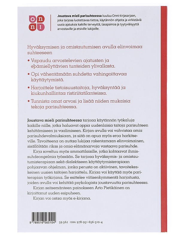 Joustava mieli parisuhteessa - Arto Pietikäinen - Tietokirjat ja oppaat - 10105579503 - 1