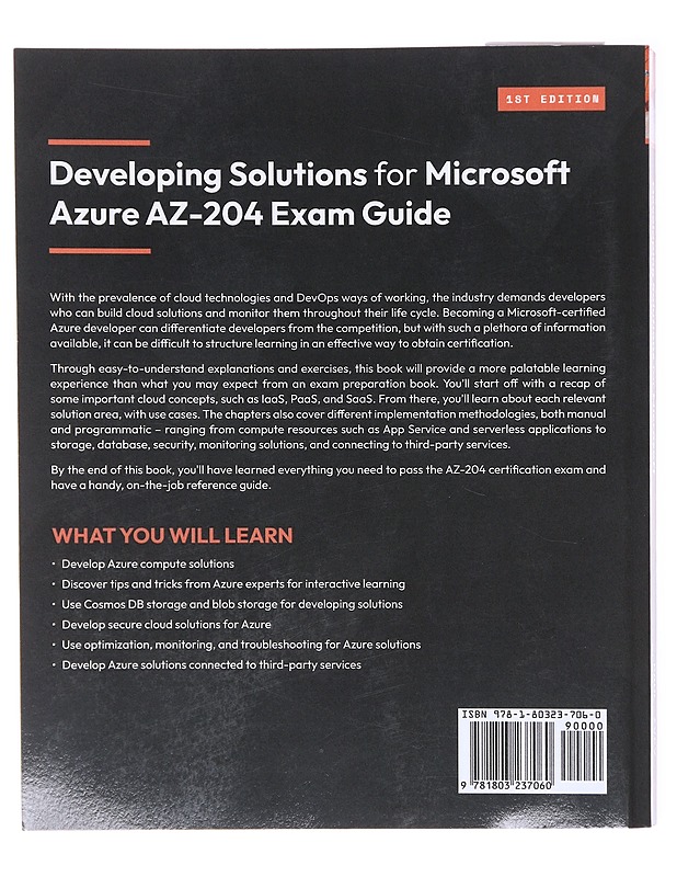 Developing Solutions for Microsoft Azure - Ivey, Paul - Tietokirjat ja oppaat - 10105579529 - 1