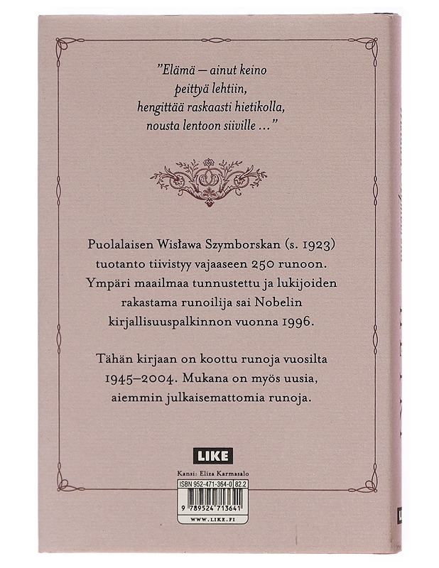Hetki - Szymborska, Wis?awa - Runot ja näytelmät - 10105579547 - 1