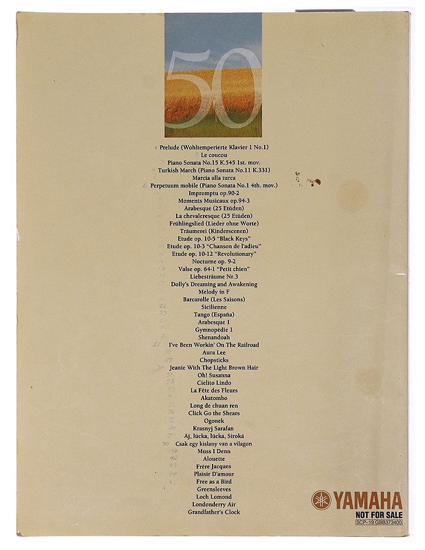 50 greats for the Clavinova - Yamaha - Musiikki- ja elokuvakirjat - 10105579559 - 1