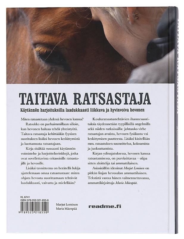 Taitava ratsastaja / käytännön harjoituksilla laadukkaasti liikkuva ja hyvinvoiva hevonen - Leminen, Marjut - Tietokirjat ja oppaat - 10105579596 - 1