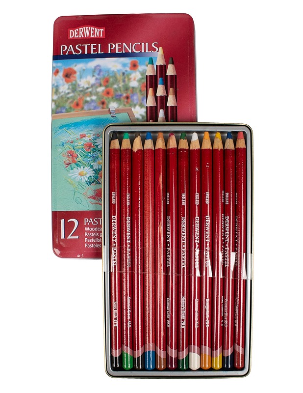 DERWENT Pastelli Kynäsarja, 12kpl - Askartelu - 10105579610 - 0