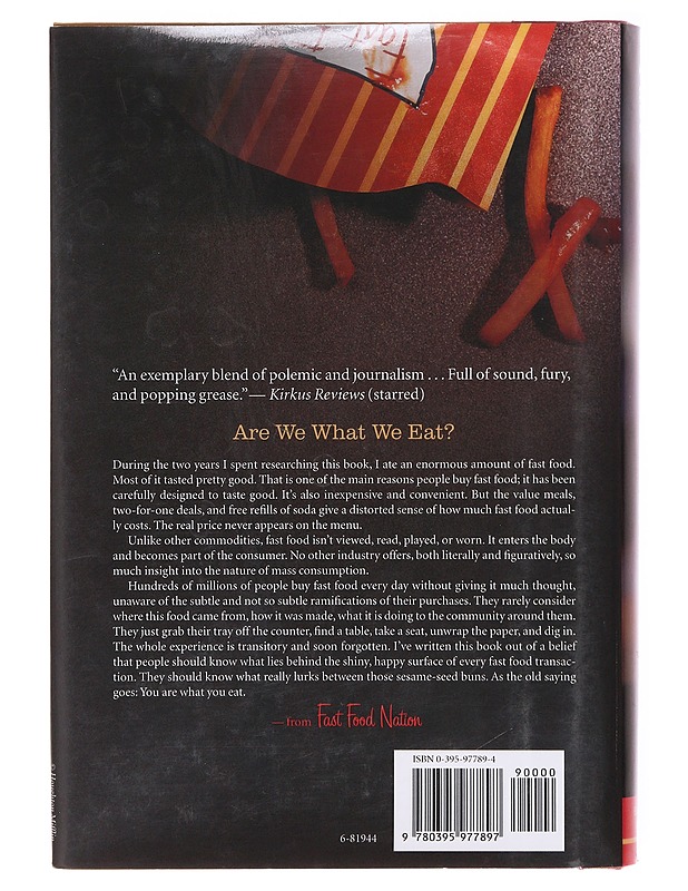 Fast food nation : the dark side of the all-American meal - Eric Schlosser - Romaanit ja novellit - 10105579688 - 1