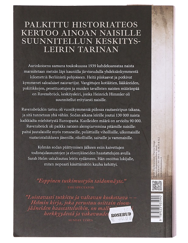 Naisten keskitysleiri - Helm, Sarah - Elämäkerrat ja muistelmat - 10105579803 - 1