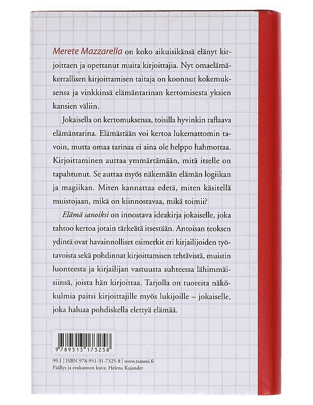 Elämä sanoiksi - Mazzarella, Merete - Elämäkerrat ja muistelmat - 10105579816 - 1