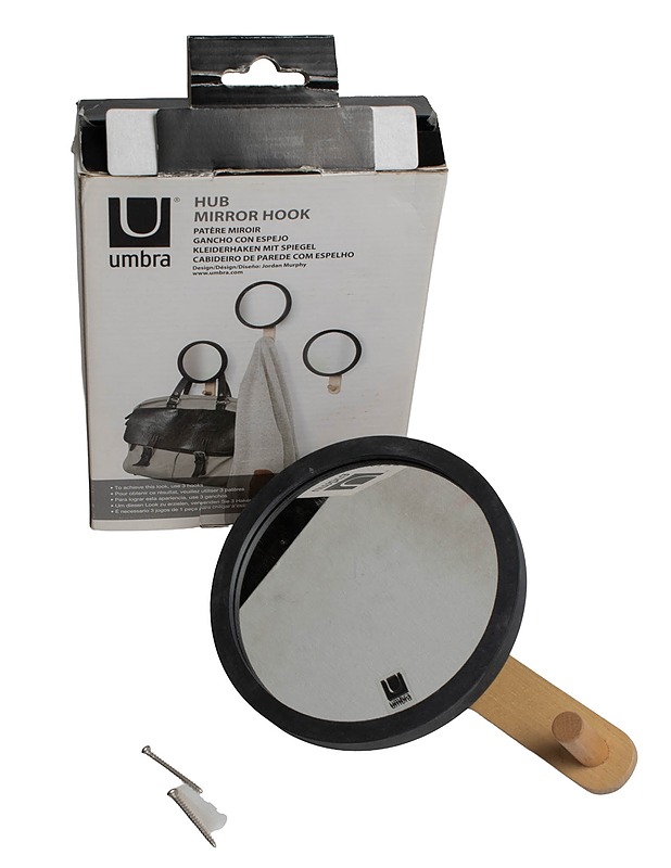 UMBRA -peili + ripustuskoukku  - Sisustus - 10105579859 - 0