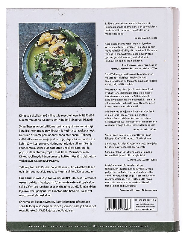 Villiyrttikeittokirja - Tallberg, Sami - Ruokakirjat - 10105579861 - 1
