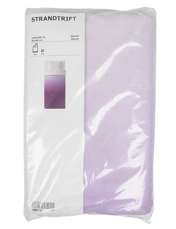  IKEA STRANDTRIFT pussilakanasetti, 150x200 cm + 50x60 cm - Liinavaatteet - 10105579982 - 0