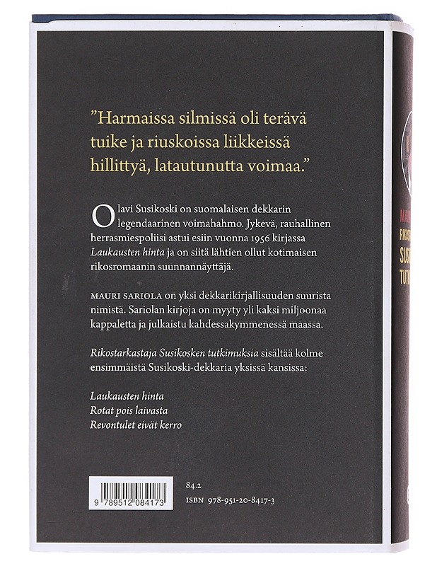 Rikostarkastaja Susikosken tutkimuksia - Mauri Sariola - Romaanit ja novellit - 10105580022 - 1