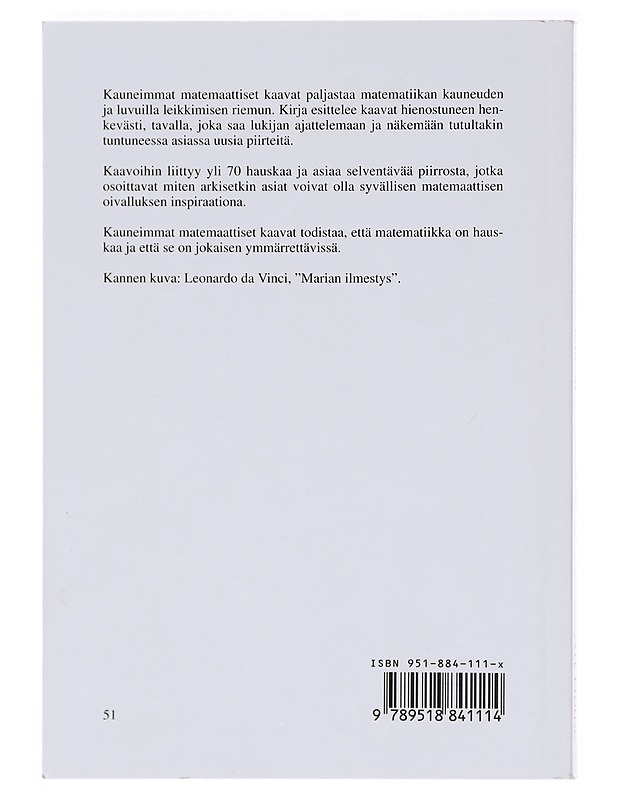 Kauneimmat matemaattiset kaavat - Salem, Lionel - Tietokirjat ja oppaat - 10105580083 - 1