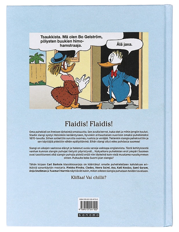 Slangisota / Carl Barksin klassikkosarjoja stadin puhekielellä - Barks, Carl - Sarjakuvat - 10105580165 - 1