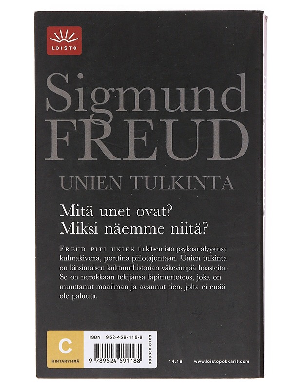 Unien tulkinta - Freud, Sigmund - Tietokirjat ja oppaat - 10105580213 - 1
