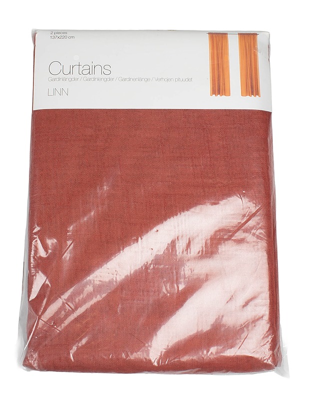 RUSTA Linn verhot, 137x220 cm, 2 kpl - Verhot ja kapat - 10105580216 - 0
