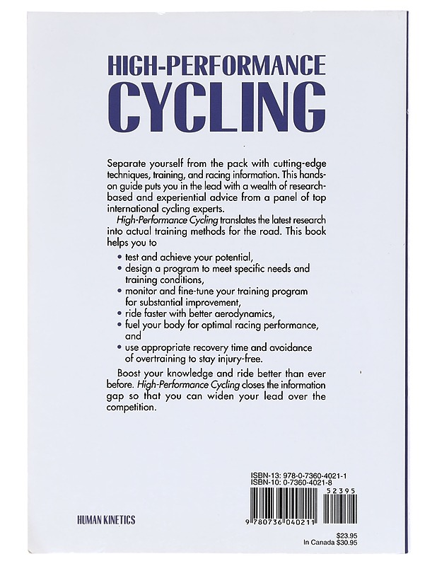 High-performance cycling - Asker Jeukendrup - Hyvinvointikirjat - 10105580230 - 1