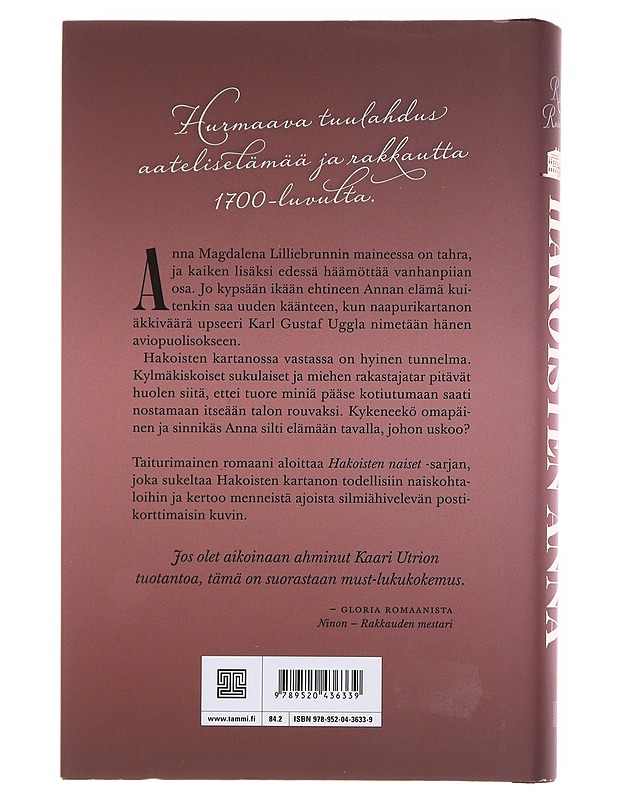 Hakoisten Anna - R.M. Rosenberg - Romaanit ja novellit - 10105580241 - 1