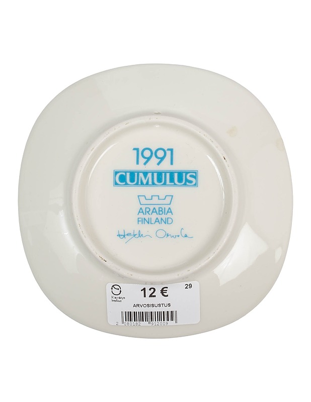 ARABIA Cumulus 1991 seinälautanen - Designsuosikit - 10105580249 - 1
