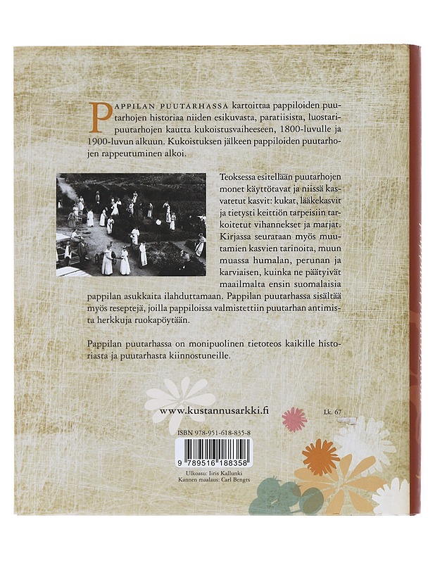 Pappilan puutarhassa : kasveja ja kulttuurihistoriaa - Koskimies, Tiina - Tietokirjat ja oppaat - 10105580250 - 1