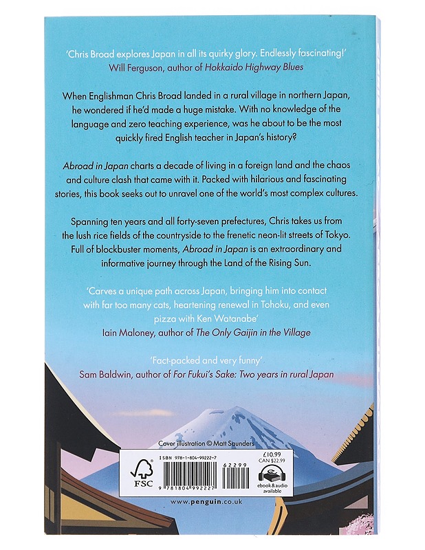 Abroad in Japan : ten years in the Land of the Rising Sun - Chris Broad - Kaunokirjallisuus - 10105580254 - 1