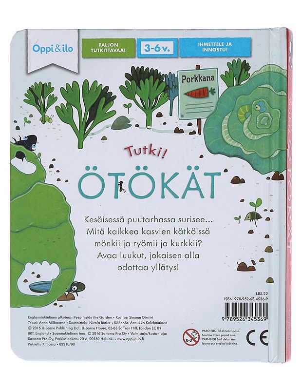 Tutki! / Ötökät - Milbourne, Anna - Lastenkirjat - 10105580262 - 1