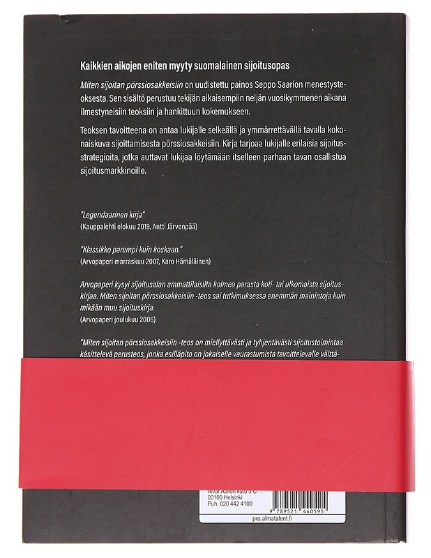 Miten sijoitan pörssiosakkeisiin - Seppo Saario - Tietokirjat ja oppaat - 10105580283 - 1