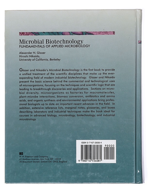 Microbial Biotechnology - Glazer, Alexander - Tietokirjat ja oppaat - 10105580317 - 1