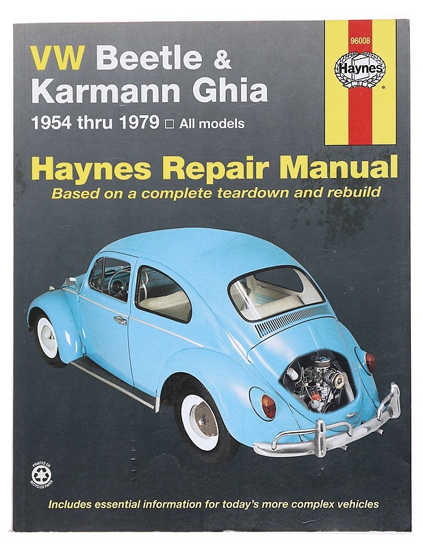 VW Beetle and Karmann Ghia / automotive repair manual - Freund, Ken - Tietokirjat ja oppaat - 10105580329 - 0